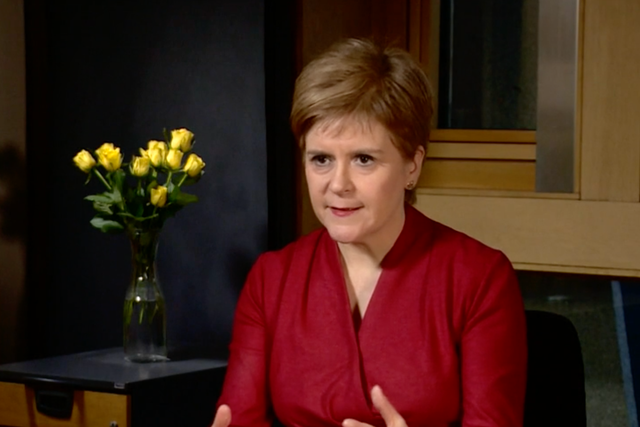 <p>Nicola Sturgeon insists Scots have a ‘right’ to another independence vote</p>