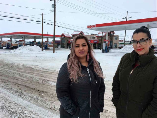 <p>The two women who have settled their case with US Border Patrol over an incident</p>
