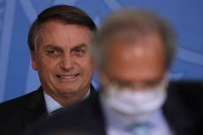 Brazil's Bolsonaro rejects COVID-19 shot, calls masks taboo