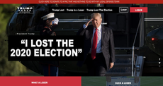 ‘I lost the election’: Trump mocked with fake 2024 campaign website