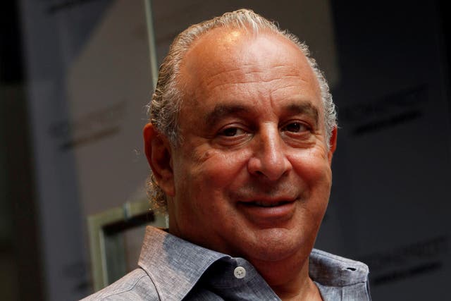 <p>British billionaire and CEO of the Arcadia Group Philip Green</p>