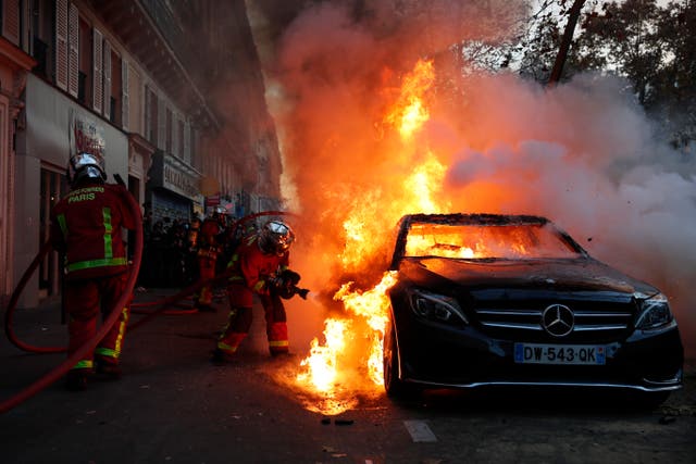 APTOPIX France Law Protests