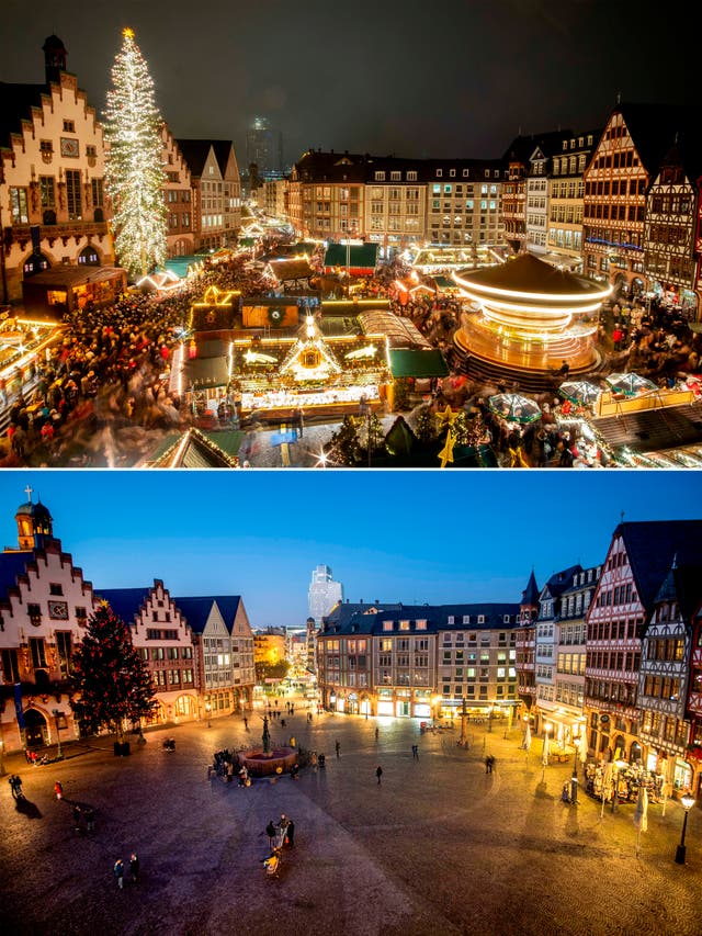APTOPIX Virus Outbreak Christmas Markets Germany