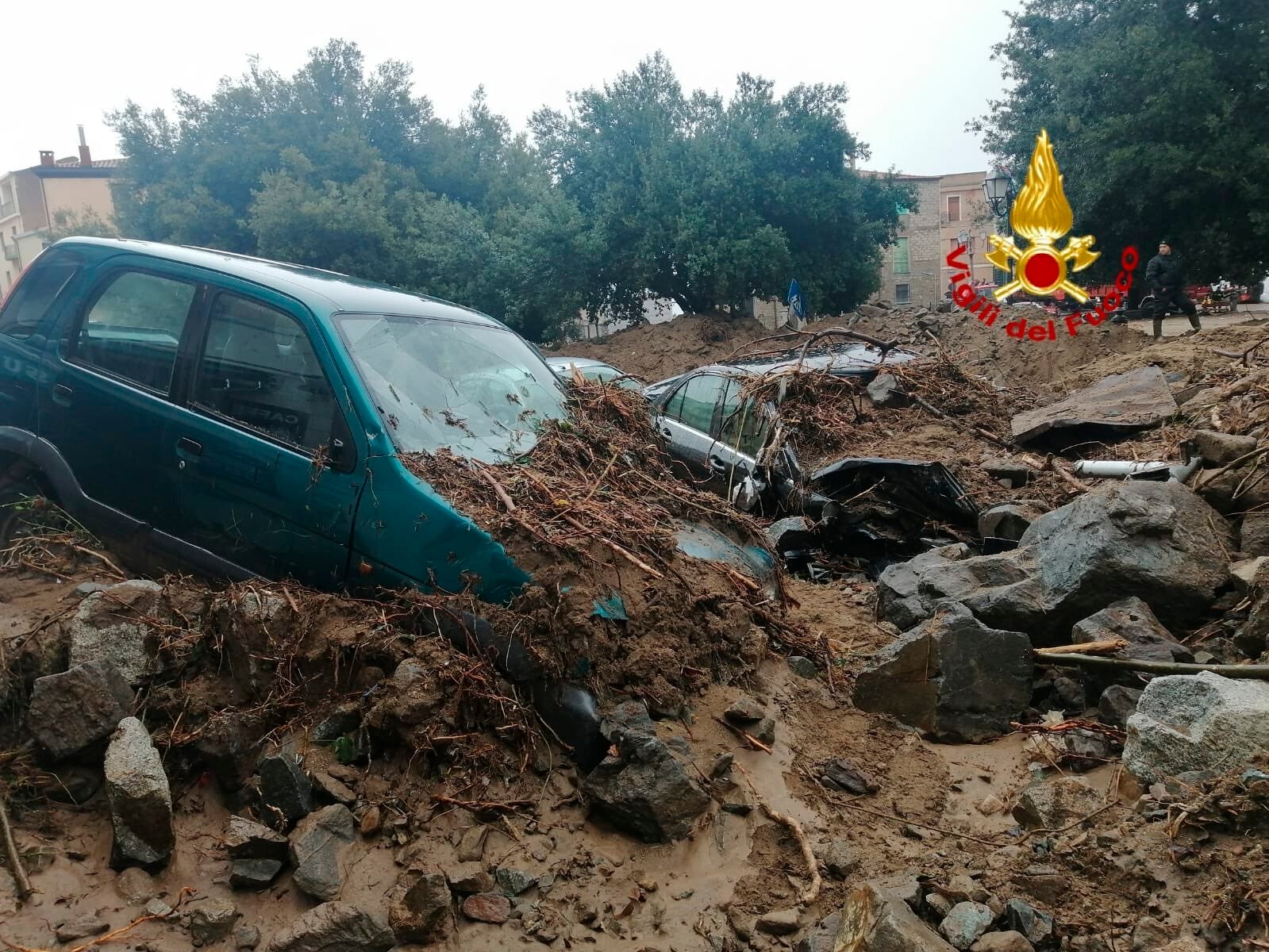 Italy Sardinia Mudslide