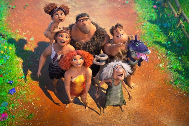 En esta fotografía publicada por DreamWorks se muestra una escena de la cinta animada “The Croods: A New Age”. 