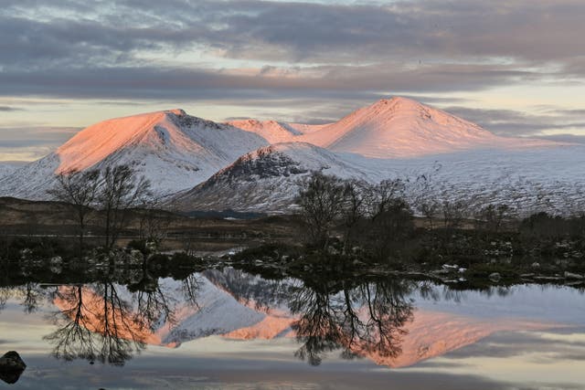 Snow in Scotland 