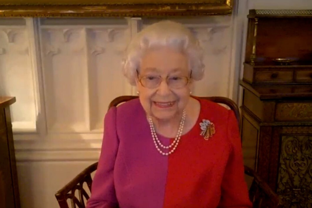 <p>The Queen has her first video call concert</p>