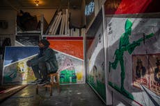 Art world star gives back by buying work of the undiscovered