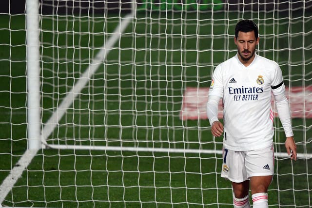 Eden Hazard was injured again for Real Madrid at the weekend