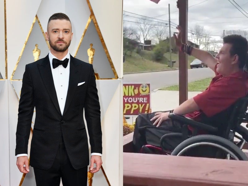 Justin Timberlake buys teen with cerebral palsy a wheelchair-accessible van