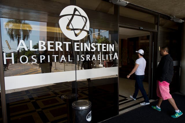 <p>Hospital Albert Einstein en Sao Paulo, Brasil.</p>