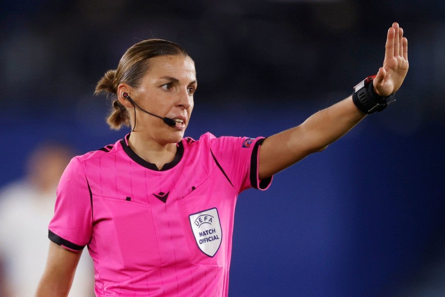 Stephanie Frappart will referee the Juventus vs Dynamo Kiev match on Wednesday
