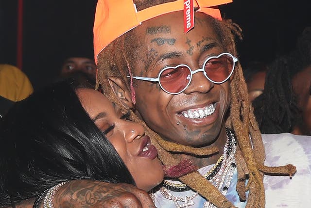 Lil Wayne and Carter in 2018