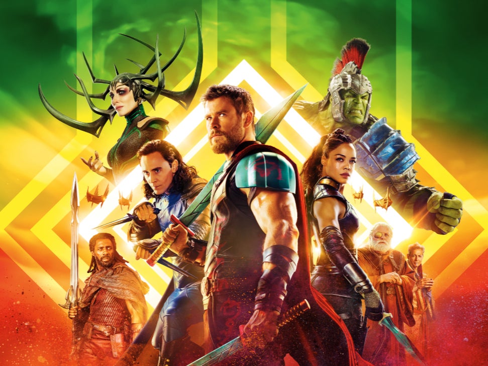 Promotional artwork for Thor: Ragnarok