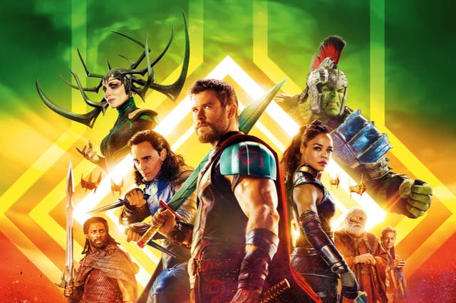 Promotional artwork for Thor: Ragnarok