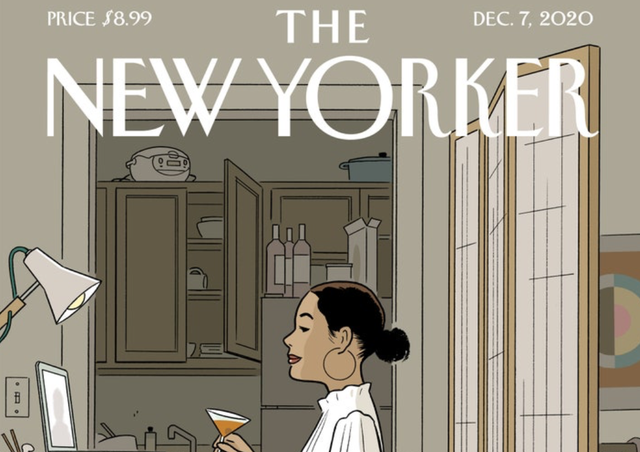 <p>New Yorker cover goes viral for being relatable </p>