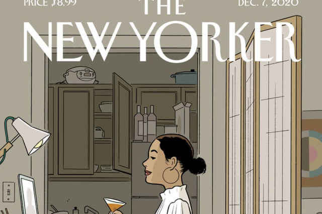 <p>New Yorker cover goes viral for being relatable </p>