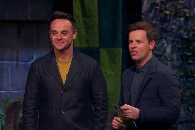Ant and Dec during the evening’s ‘Cart-Astrophy’ trial