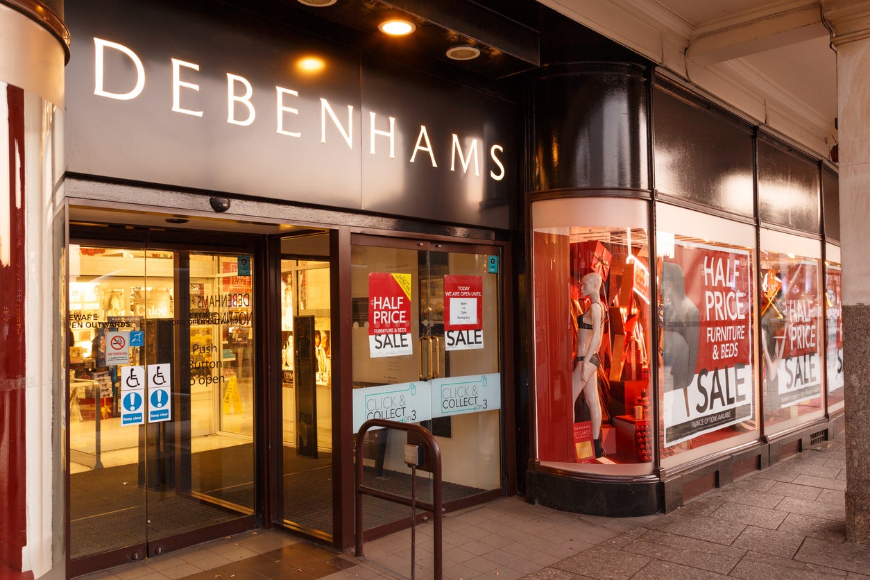 The Debenhams brand has been bought by BooHoo, but the stores look doomed