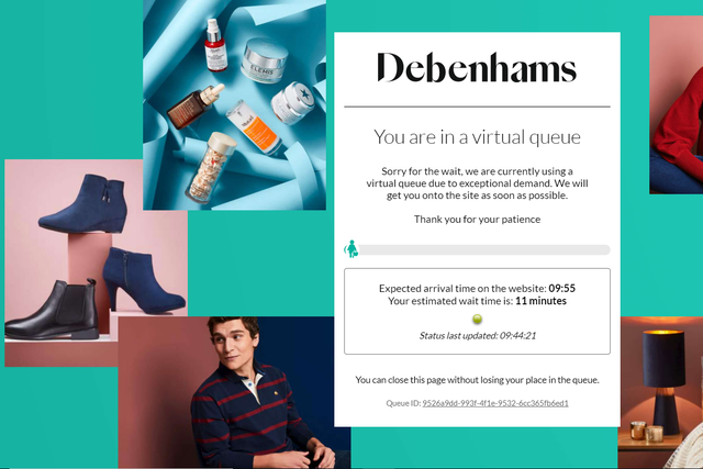The Debenhams chain is offering discounts after announcing it will be closing