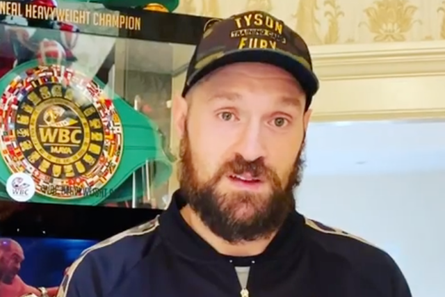 Tyson Fury tells the BBC to remove him from the Sports Personality of the Year shortlist