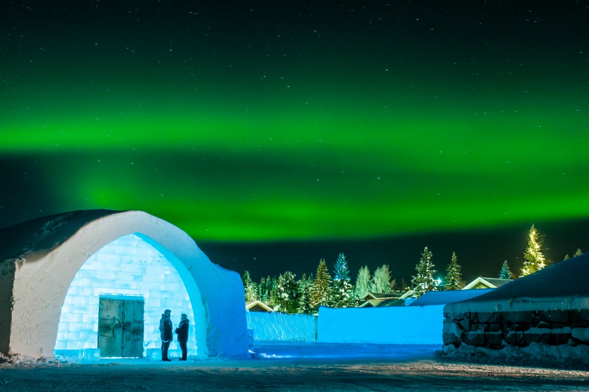 The Icehotel in Sweden normally has up to 60,000 visitors a year