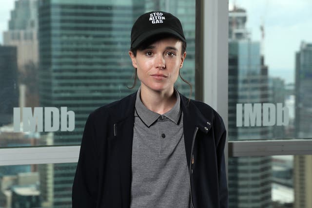 TORONTO, ONTARIO - SEPTIEMBRE 07: Ellen Page asiste al estudio de IMDb presentado por Intuit QuickBooks en Toronto 2019 en el Bisha Hotel & Residences el 07 de septiembre de 2019 en Toronto, Canadá. 