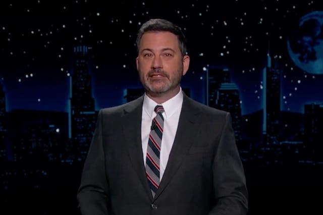 Jimmy Kimmel on his late show on Tuesday