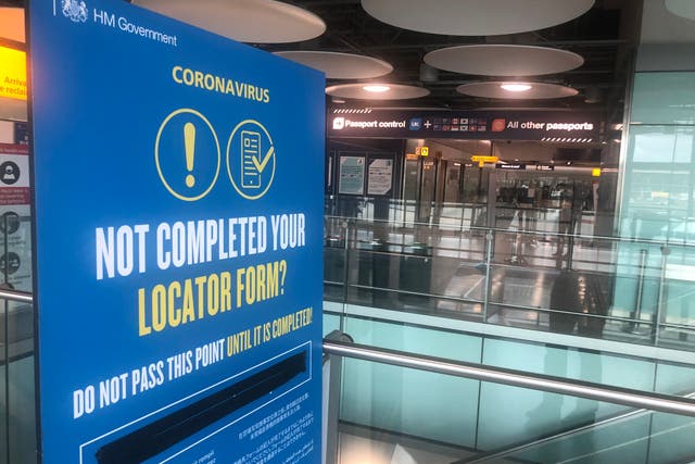 Check point: Passenger Locator Forms are regarded as valuable