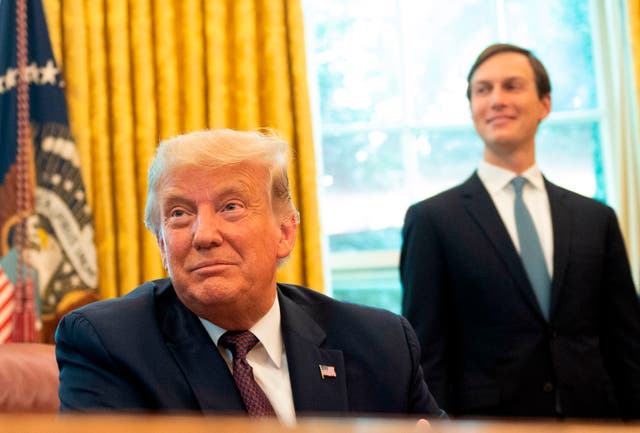 <p>Donald Trump and Jared Kushner capitalised from the federal government’s PPP loan program with their own companies&nbsp;</p>