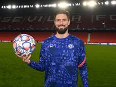 Giroud ‘very happy’ to stay at Chelsea and fight for more game time