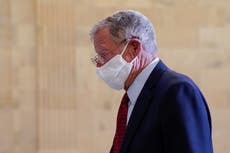 Senator overheard on speakerphone warning Trump off military bill veto