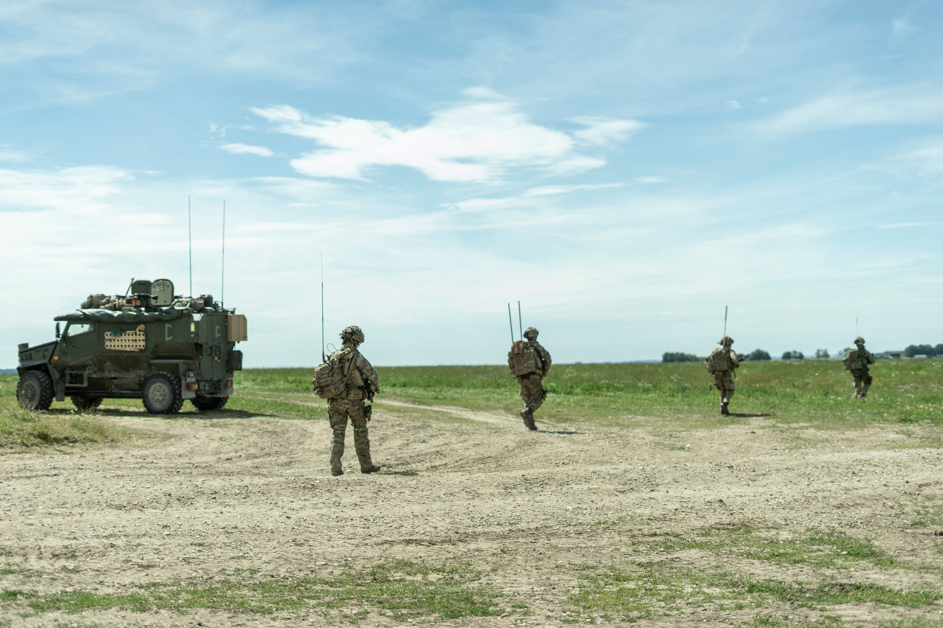 The first integration exercise between Royal Dragoons and Little Anglians