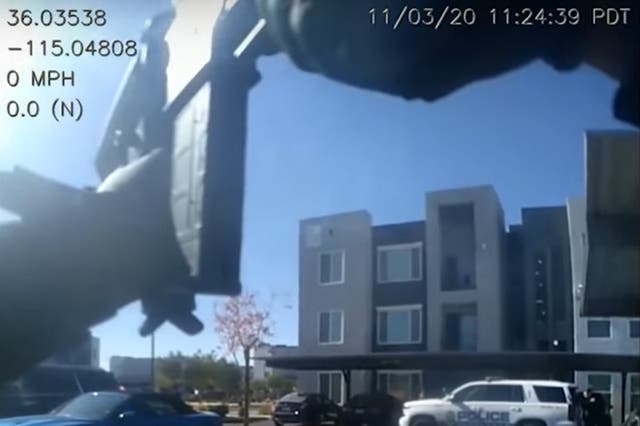 Body camera footage shows moment police open fire 