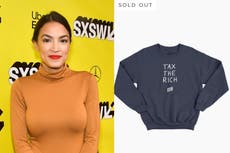 AOC responds to criticism over selling $58 ‘Tax the Rich’ sweatshirt