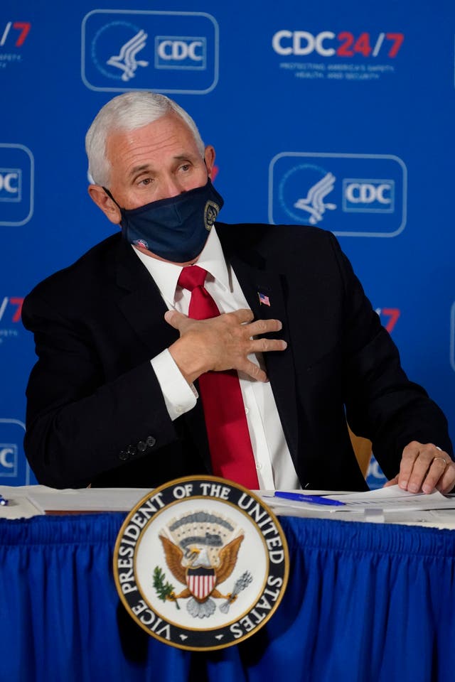 Virus Outbreak Pence