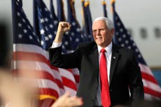 Pence ignores chants of ‘four more years’ at Georgia rally 