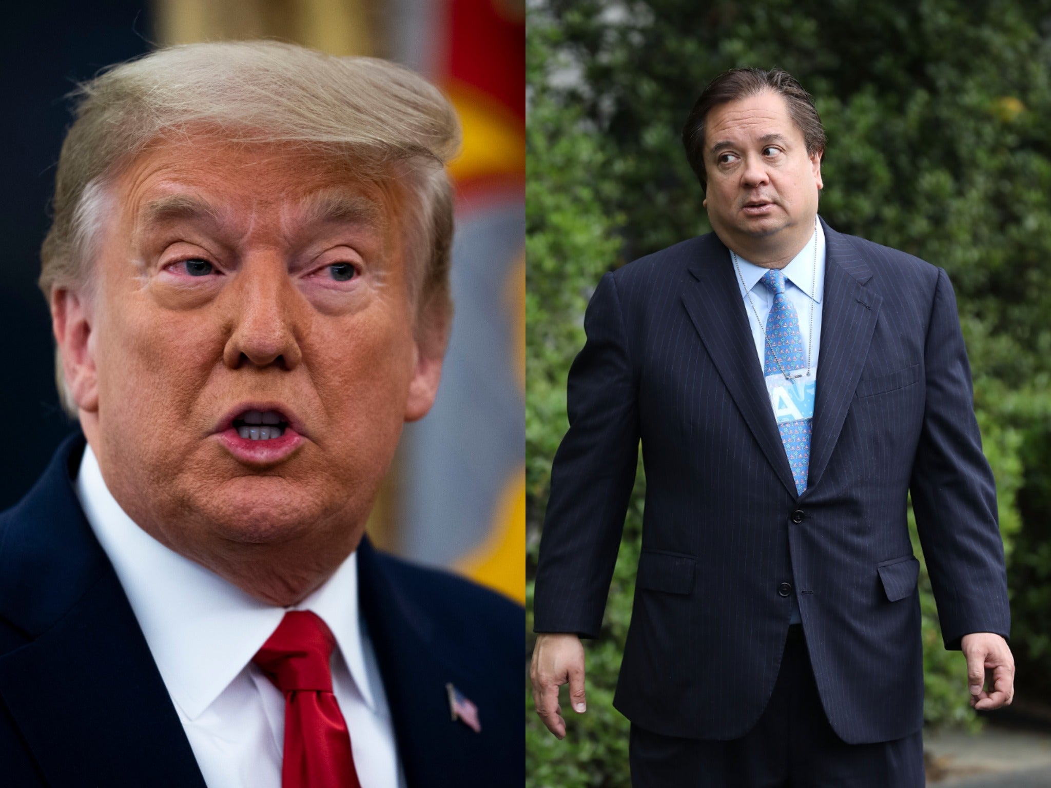 George Conway, right, the co-founder of the Lincoln Project, said leaked audio of Donald Trump admitting he had secret documents was ‘stunning’