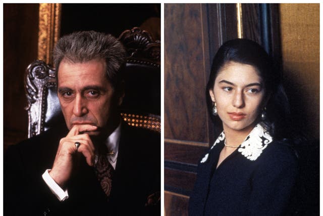 <p>Al Pacino and Sofia Coppola in 1990’s ‘The Godfather: Part III’</p>