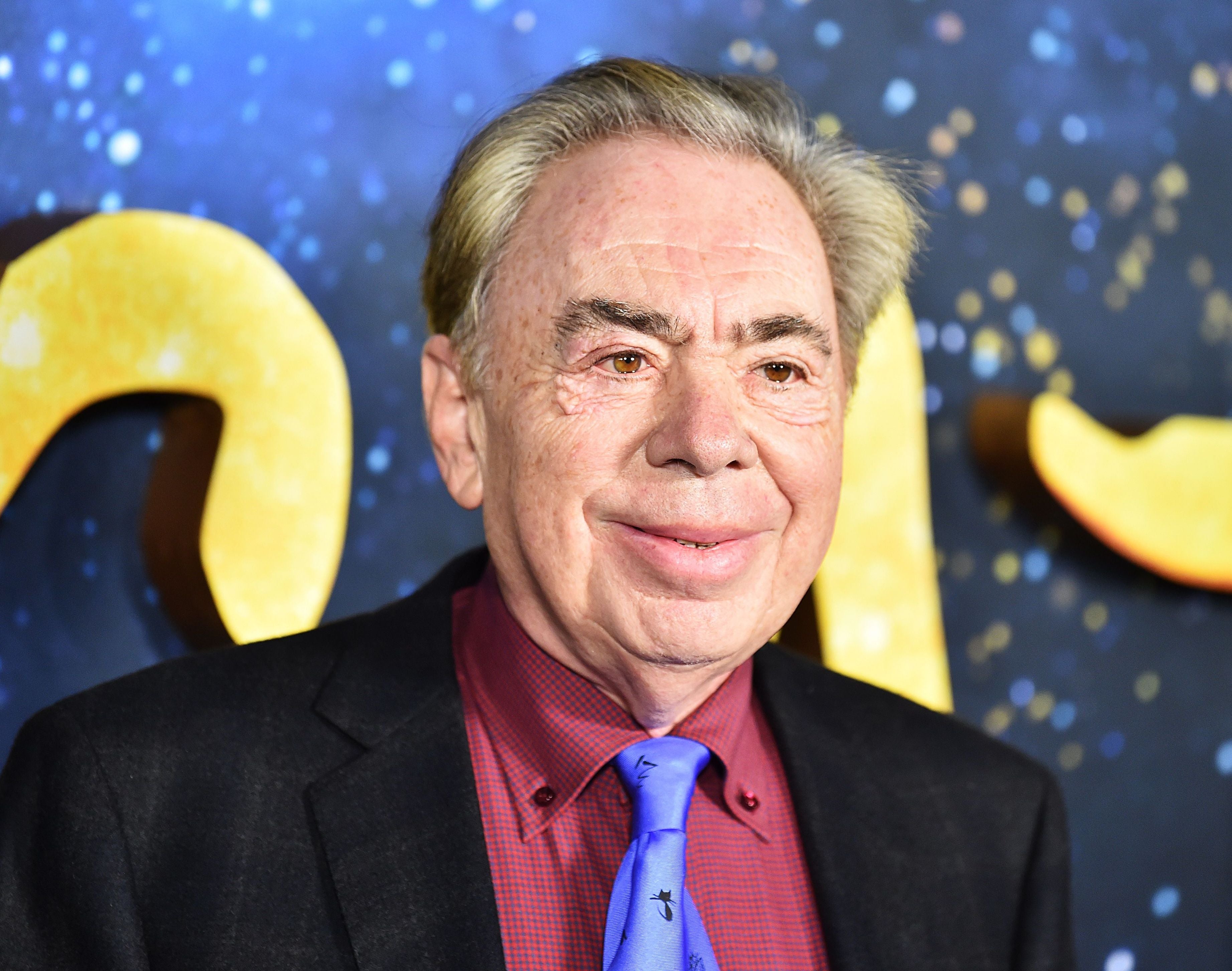 Andrew Lloyd Webber at the world premiere of a film not about the Beatles