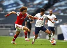 Team news and predicted line-ups ahead of Tottenham vs Arsenal