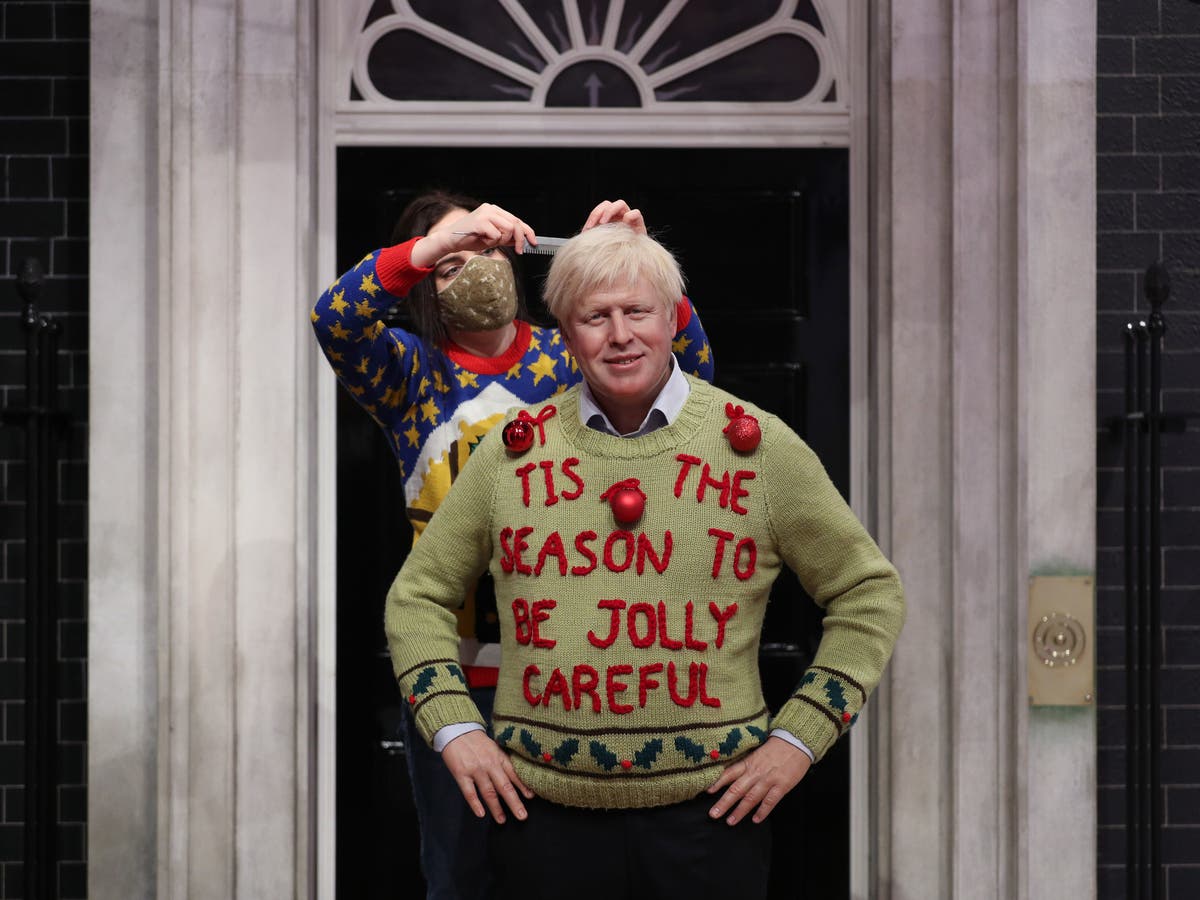 Independent TV: Boris Johnson’s waxwork gets Christmas makeover at