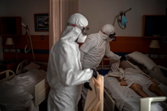 Virus Outbreak Europe Nursing Homes