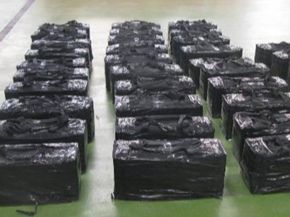 Part of a shipment of cocaine weighmore more than a tonne found at London Gateway port in November 2020