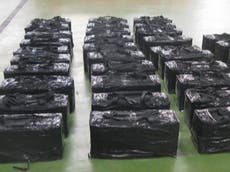 Over a tonne of cocaine found in banana shipment at London port