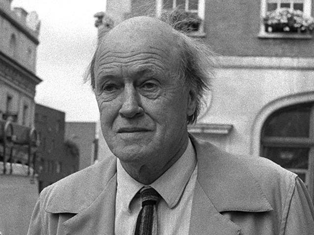 <p>Roald Dahl in 1988, two years before his death</p>