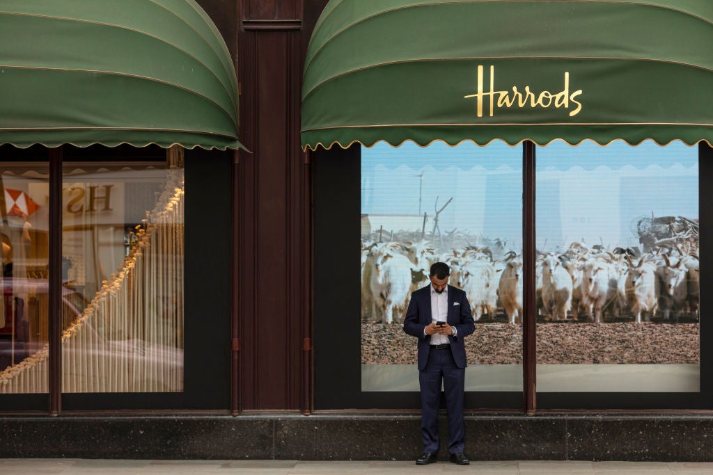 Four were arrested over the weekend after trying to get into Harrods