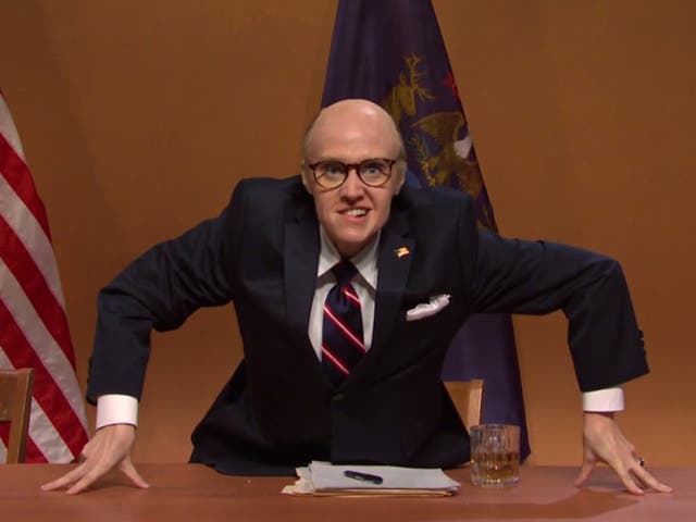 Kate McKinnon playing Rudy Giuliani on Saturday Night Live on Saturday 5 December 2020