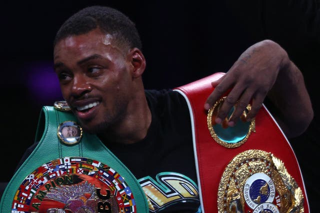 Errol Spence Jr earned a unanimous decision 117-111, 116-112, 116-112) victory