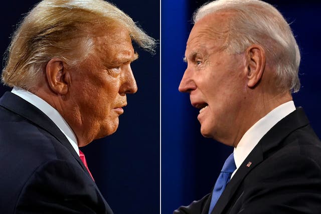 <p>Biden’s ratings saw a jump of six percentage points, while Trump’s tumbled down by three, between pre and post-election periods</p>